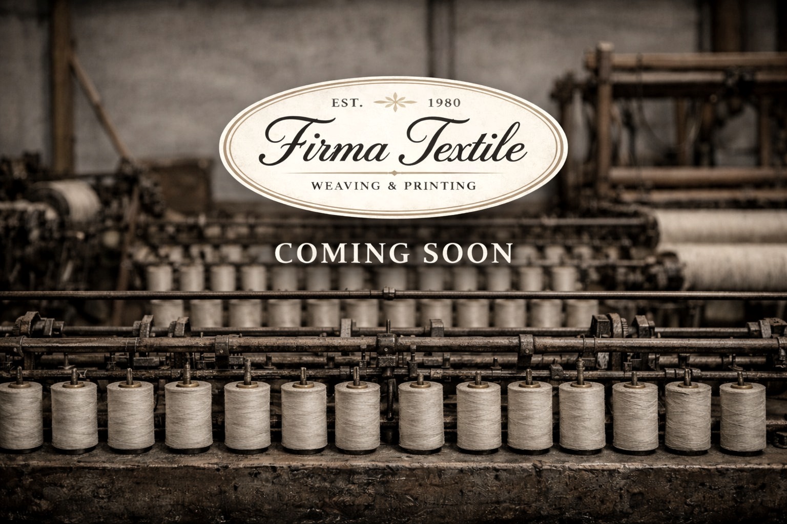 Firma Textile — Weaving & Printing, Bursa, Türkiye — Since 1980 — Coming Soon